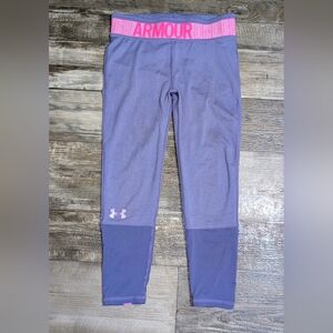 💖HP💖 Under Armour Kids Lavender & Pink Leggings -Sz M